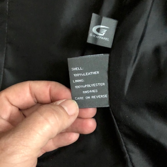 Sz m Kenneth Cole reaction leather jacket - Picture 3 of 3